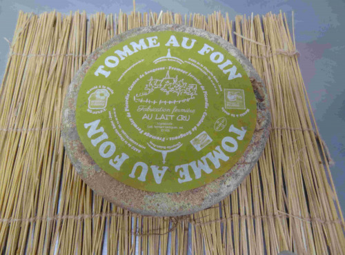 Fromagerie de la Chapelle Saint Jean - Tomme Au Foin entière