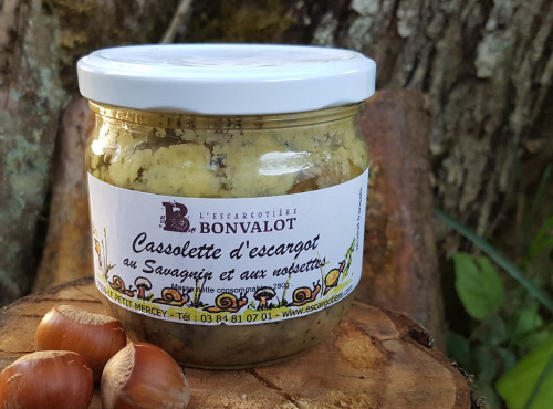 L'escargotière BONVALOT - Cassolette d'Escargot au Savagnin et aux Noisettes