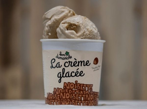 Bon Dimanche - Crème Glacée Noisette Italienne Bio 2,5L