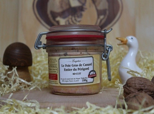 Lagreze Foie Gras - Le Foie Gras de Canard Entier du Périgord Mi-Cuit 12x180g