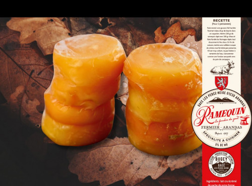 GAEC Les Perce-neige - Lot de 2 rouleaux de Ramequin fermier d'arandas (de 4 ramequins chacun)