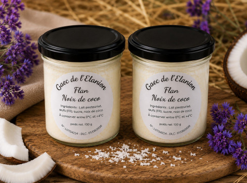 Gaec de l'Elanion - Flan À La Noix De Coco x2