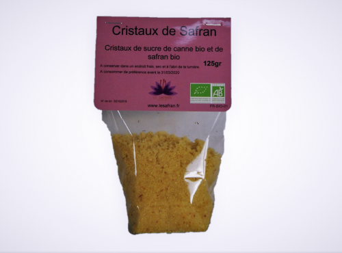 Le safran - l'or rouge des Ardennes - Cristaux De Safran, Cristaux De Sucre De Canne Bio Au Safran