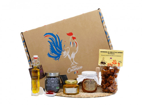 Le safran - l'or rouge des Ardennes - Coffret cadeau "Douceurs Sucrées"