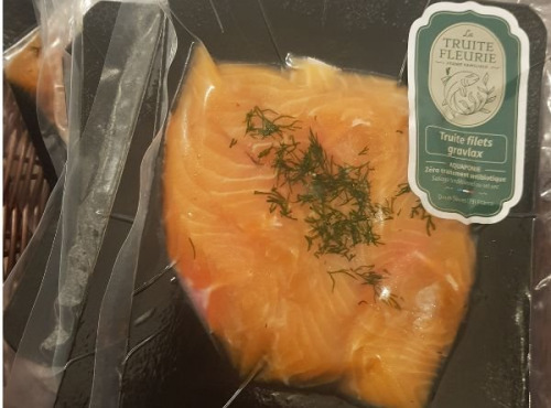 La Truite Fleurie - Lot de 10 plaquettes Gravlax aneth 120 à 130g