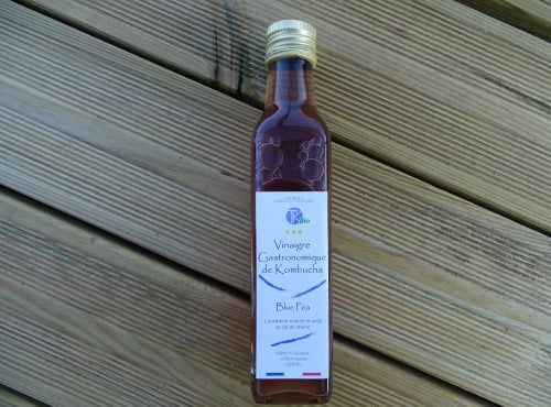 TK Bio - The Kefir et Kombucha Compagnie - Vinaigre Gastronomique de Kombucha Blue Pea