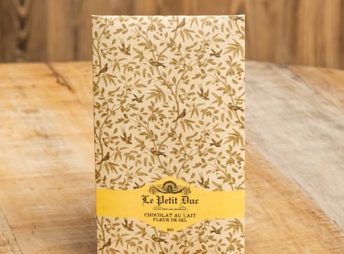 Le Petit Duc - Tablette de Chocolat au Lait et Fleur de Sel BIO