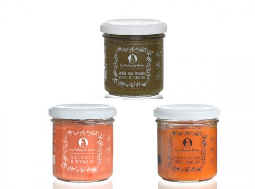 Les délices de Noémie - Petits Pots Bébé 6 Mois: Carotte orange, Velouté de Betterave et Purée fine épinard pomme de terre Bio