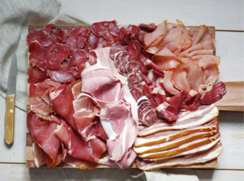 Ferme de Pleinefage - Assortiment charcuterie de porc pour raclette - 4 personnes