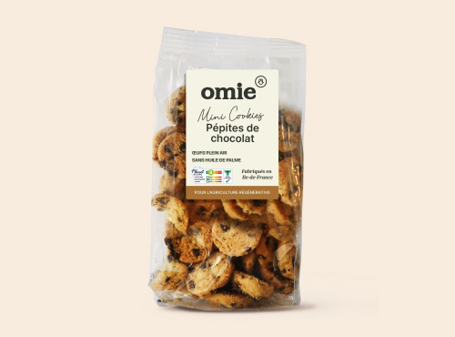 Omie - Mini cookies pépites de chocolat - 230 g