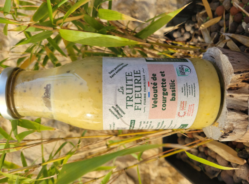 La Truite Fleurie - Velouté de courgette au basilic