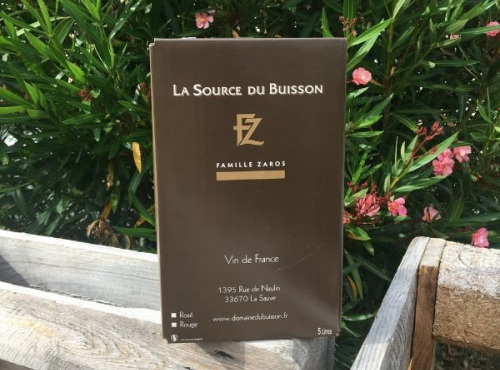 Domaine du Buisson - Bib Fontaine à vin de 5L - Rouge - Vin de France