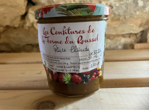 Ferme du Roussel - Confiture de prunes Reine Claude 330g