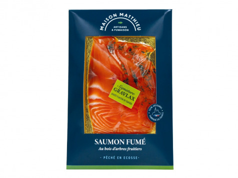 Maison Matthieu - Saumon Fumé Gravlax Tranché - 150g