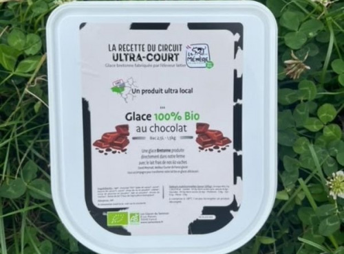 Les Glaces du Semnon - La Mémère - Glace Chocolat 100% Bio 2,5L