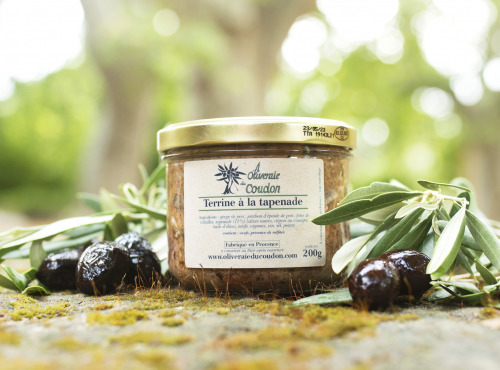L'OLIVERAIE DU COUDON - [Précommande] TERRINE AUX OLIVES NOIRES 200 G
