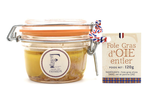 Ferme des Fayards - Foie gras d’Oie entier 120g