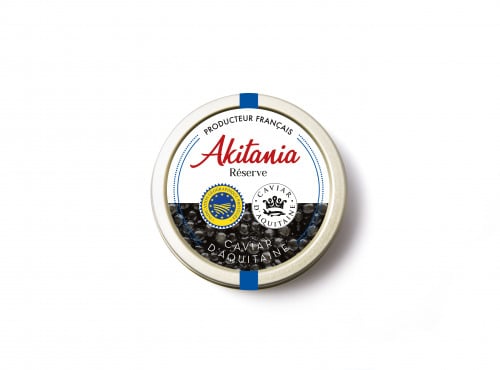 Akitania, Caviar d'Aquitaine - Lot de 10 boites IGP Caviar d'Aquitaine Réserve 10g