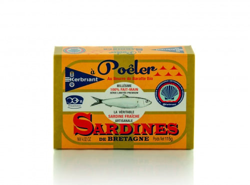 SARL Kerbriant ( Conserverie ) - Sardines à poêler au beurre de baratte