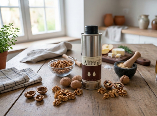 Huilerie d'Auron - Huile vierge de noix 0,25L - Origine France