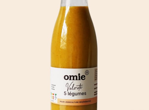 Omie - Velouté 5 légumes bio - légumes français - 75 cl