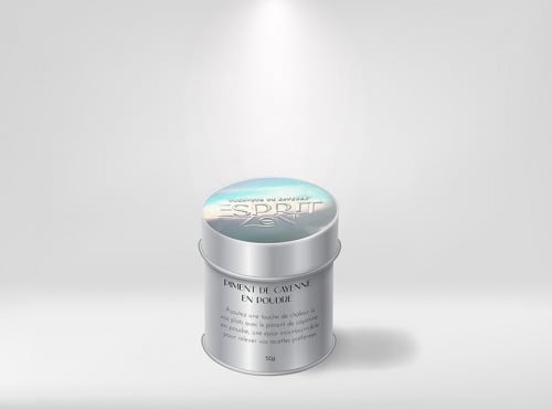 Esprit Zen - Piment de Cayenne en poudre - Boite 50g