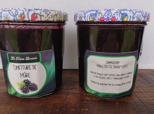 La Ferme Boréale - Confiture de mûre