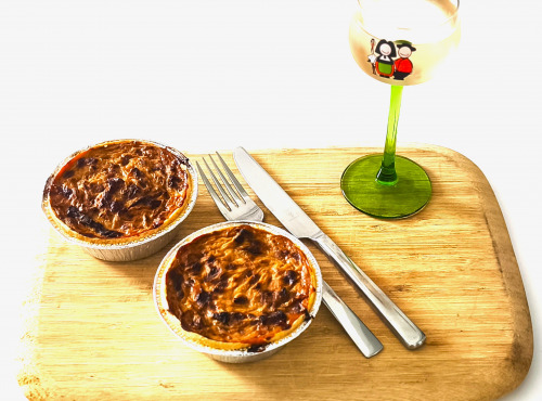 Traiteur Gourmet d'Alsace - Tartes à l'oignons individuelles 2 pièces 440Gr