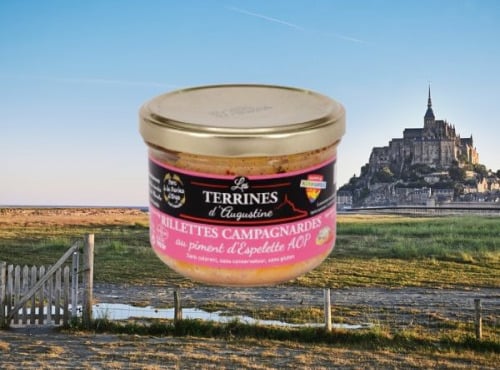 La Chaiseronne - RILLETTES CAMPAGNARDES AU PIMENT D'ESPELETTE AOP