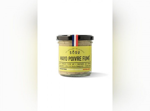 SÒSU, les Artisans de la Sauce - Mayonnaise Poivre Fumé 165 ml x9