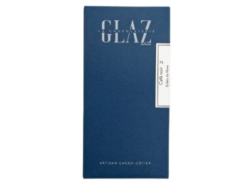 Glaz la chocolaterie de la presqu’île - Tablette chocolat noir café Madagascar 72%