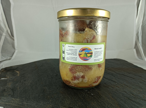 Domaine du Catié - Boeuf Aubrac confit 750g à la graisse de porc Mangalica