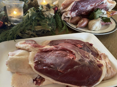 Des Poules et des Vignes à Bourgueil - Canard désossé