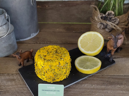 Boutique Boisette - Chèvre enrobé citron et poivre vert 150g