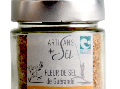 Artisans du Sel - Fleur de Sel de Guérande à la Vanille Bourbon de la Réunion – Verrine 85g | Artisans du Sel