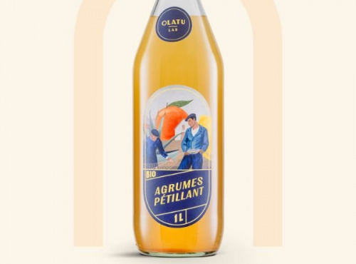 Olatu - Agrumes pétillant BIO 1L