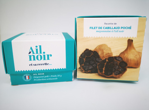 Maison Boutarin - Ail noir dégoussé pelé + recette du cabillaud