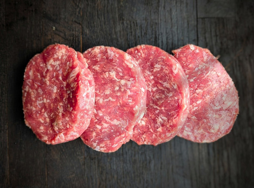 Elevage de Cochons en Forêt et Produits du Terroir Jurassien - [Précommande] Steaks hachés aux Herbes- 100% Porc plein air