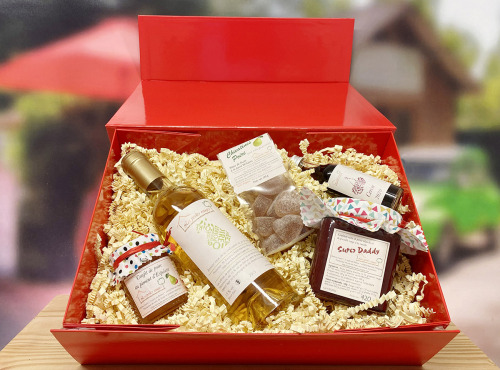 Les Perles Rouges - Coffret fête des Papas avec confit de poire