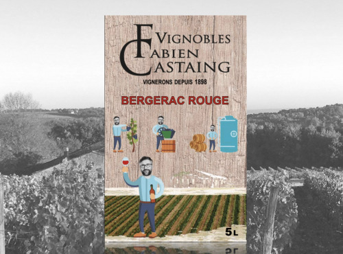 Vignobles Fabien Castaing - BIB rouge AOC Bergerac 5 litres