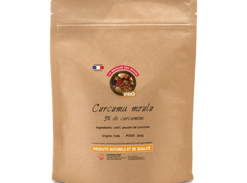 La Brigade des Epices - Curcuma - 3% de curcumine - sachet kraft 250g