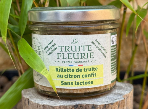 La Truite Fleurie - Rillette de truites au citron confit SANS LACTOSE