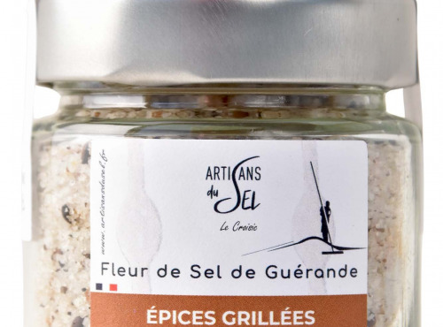 Artisans du Sel - Fleur de Sel de Guérande aux Épices Grillées – Verrine 85g | Artisans du Sel