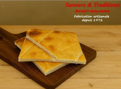 Saveurs & Traditions Berry-Sologne - Galette à l'ancienne au fromage blanc surgelée x60
