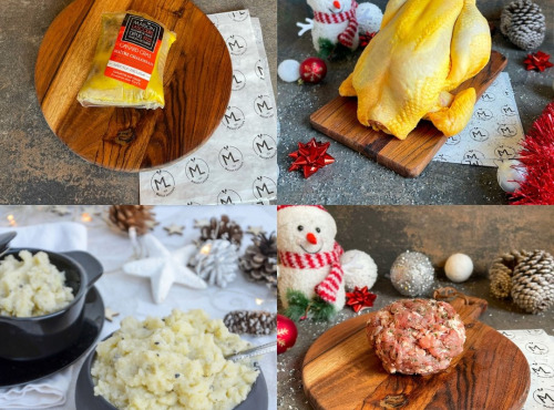 Maison Lascours - Menu Festif Chapon farce Truffée - 8 personnes