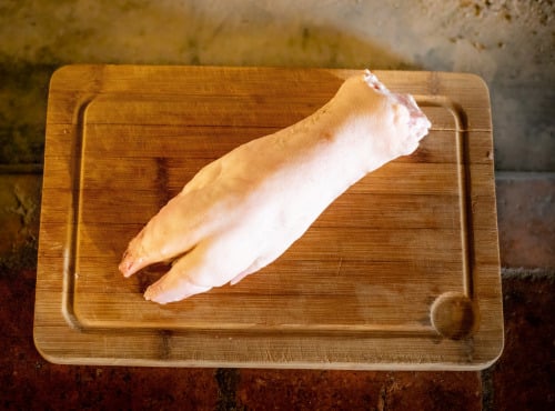 Elevage Les Blancs de l'Ouest - Pied de cochon - Porc Blanc de l'Ouest