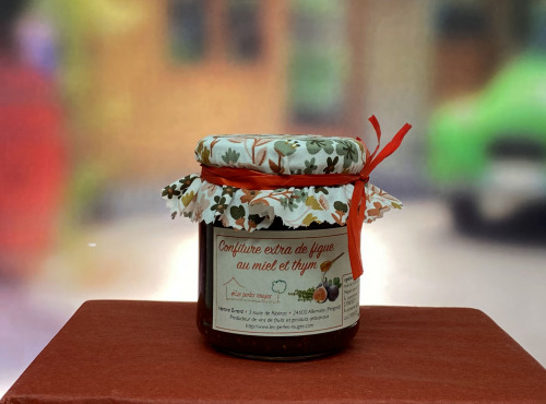 Les Perles Rouges - Confiture Extra De Figues Miel Et Thym