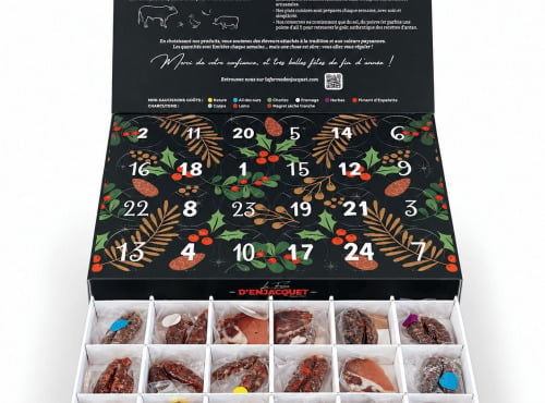 La ferme d'Enjacquet - [Précommande] Noel - Calendrier de l'Avent - Mini saucissons et Charcuterie
