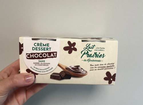 Lait Prairies du Boulonnais - Crèmes Dessert Chocolat x4