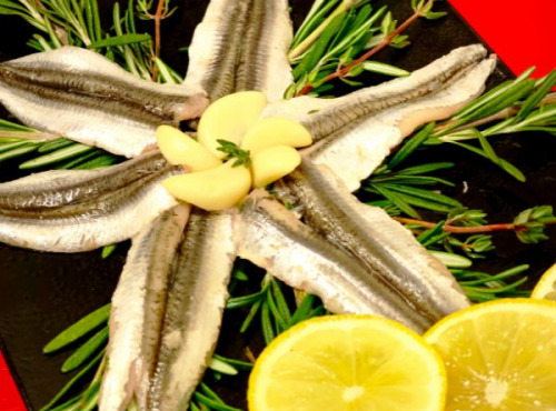 Les anchois de Marie - Anchois Thym Romarin Ail et Citron 900g